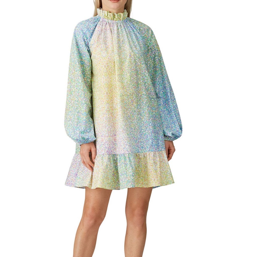 Cynthia Rowley Mona Flounce Confetti Dress